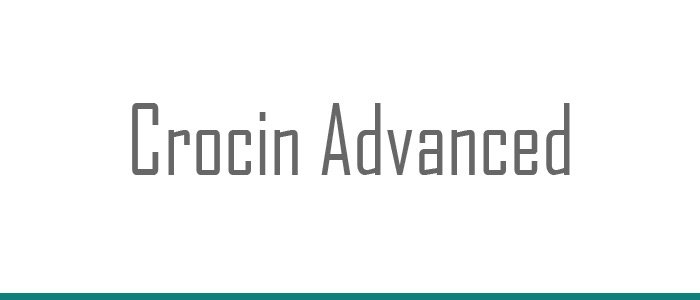 Crocin Advanced