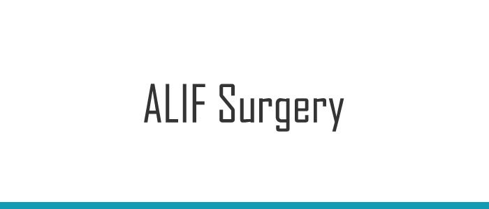 ALIF Surgery