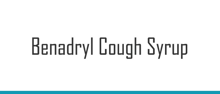 Benadryl Cough Syrup