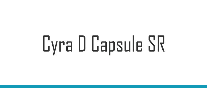 Cyra D Capsule SR