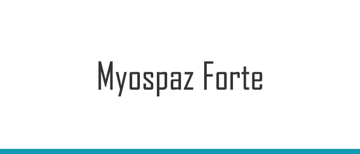Myospaz Forte
