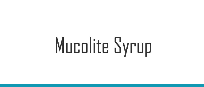 Mucolite Syrup