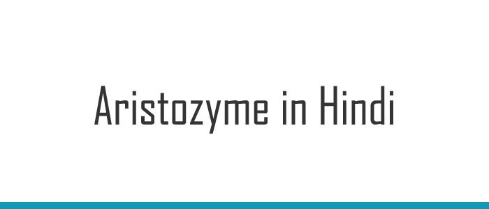 Aristozyme in Hindi