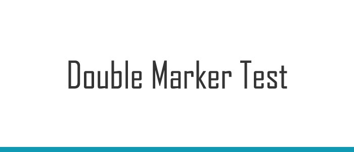 Double Marker Test