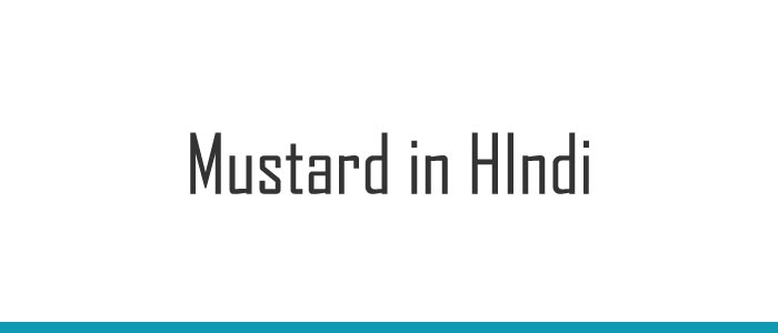 Mustard-in-Hindi
