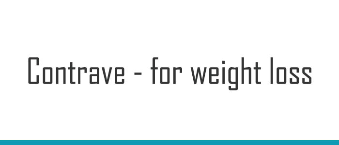 Contrave for weight loss