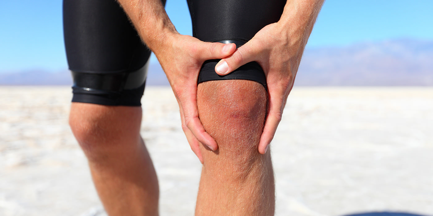 knee pain person suffering with knee damage due to osteoarthritis